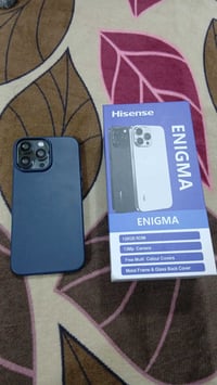 لبيع موبايل hisense ذاكره 128   رام 8 كيكه  مع كامل ملحقاته شاحنه وسما...