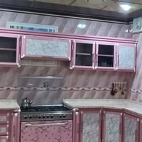 للبيع مطبخي الجديد باللون الوردي والأبيض، شرايكم بالديكور شغل درجة اول...
