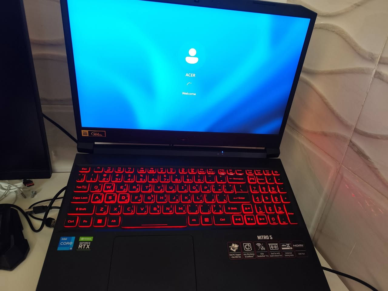 سلام عليكم  للمراوس والبيع  لابتوب Acer Nitro 5  كارت شاشه خارجي NVIDIA GeForce RTX 3050 4gb Laptop GPU جيل Core i5-11400Hفئه الH  رام 16 غيغا
والهارد 512 ssd وشاشه 144hzوبعد بيه مواصفات هواي اني ما اعرف بيه للبيع اني ماخذه  جديده 1275 رايده 850 وبيه مجال مكاني كربلاء  *********** مابيه اي نقص كامله
