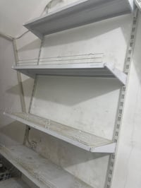 رفوف حديد متر في 30 مع سجه ول اذرع طول السجه مترين ونص عدد 60 رف سعر ق...