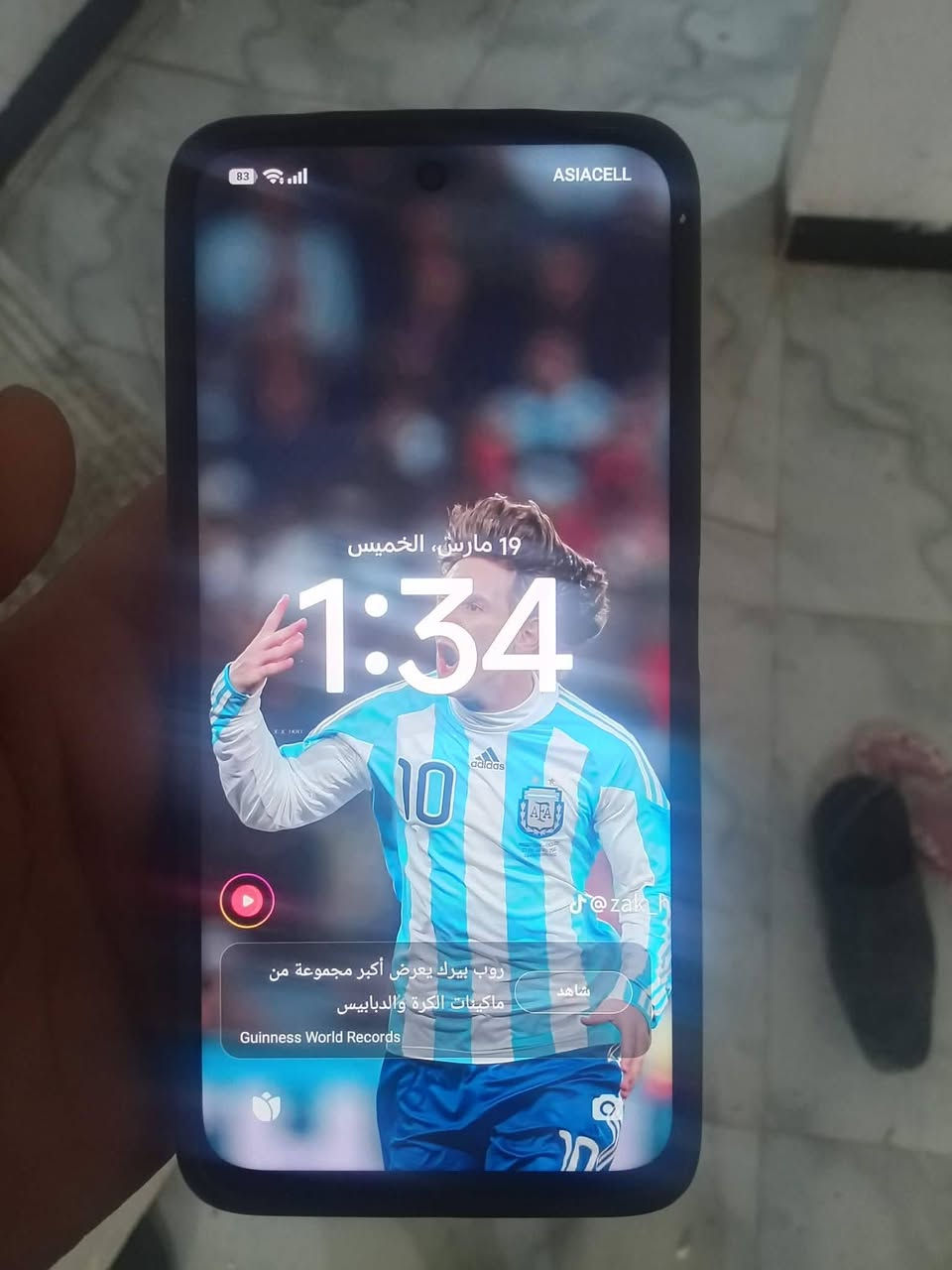 موصفات اسم الجهاز poco m 7 
ذاكره 256
رام 12
شاشه 144هرتز 
بطاريه 7000 تكفيك 3 ايام متواصله 
60 فريم فول سلاسه 
جهاز مستخدم شهر جديد
ملحقات كفر الزكه وشاحنه


**إذا كنت صاحب هذا الإعلان وتريد حذفه لأي سبب، رجاءا أرسل رسالة إلى الدعم الفني**