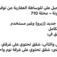 شقق مفروشة • شقق غير مفروشة • محلة ٧١٠