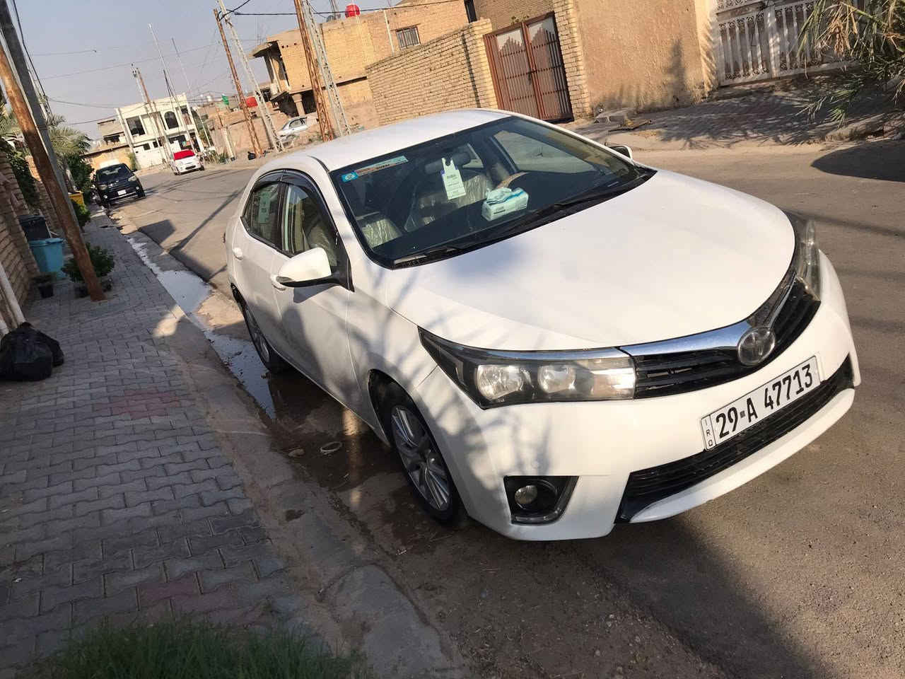 على بركة الله ارفعولي المنشور فضلا وليس امرا 
كورلا خليجي شركة العامة موديل 2015 بيها اربع قطع صبغ تخم تاير جديد باتري جديد حدادية جديدة بلادية سيارة حلوة بسعر 125 وبيها مجال استفسار على الرقم *********** مكان كوت فلاحية
