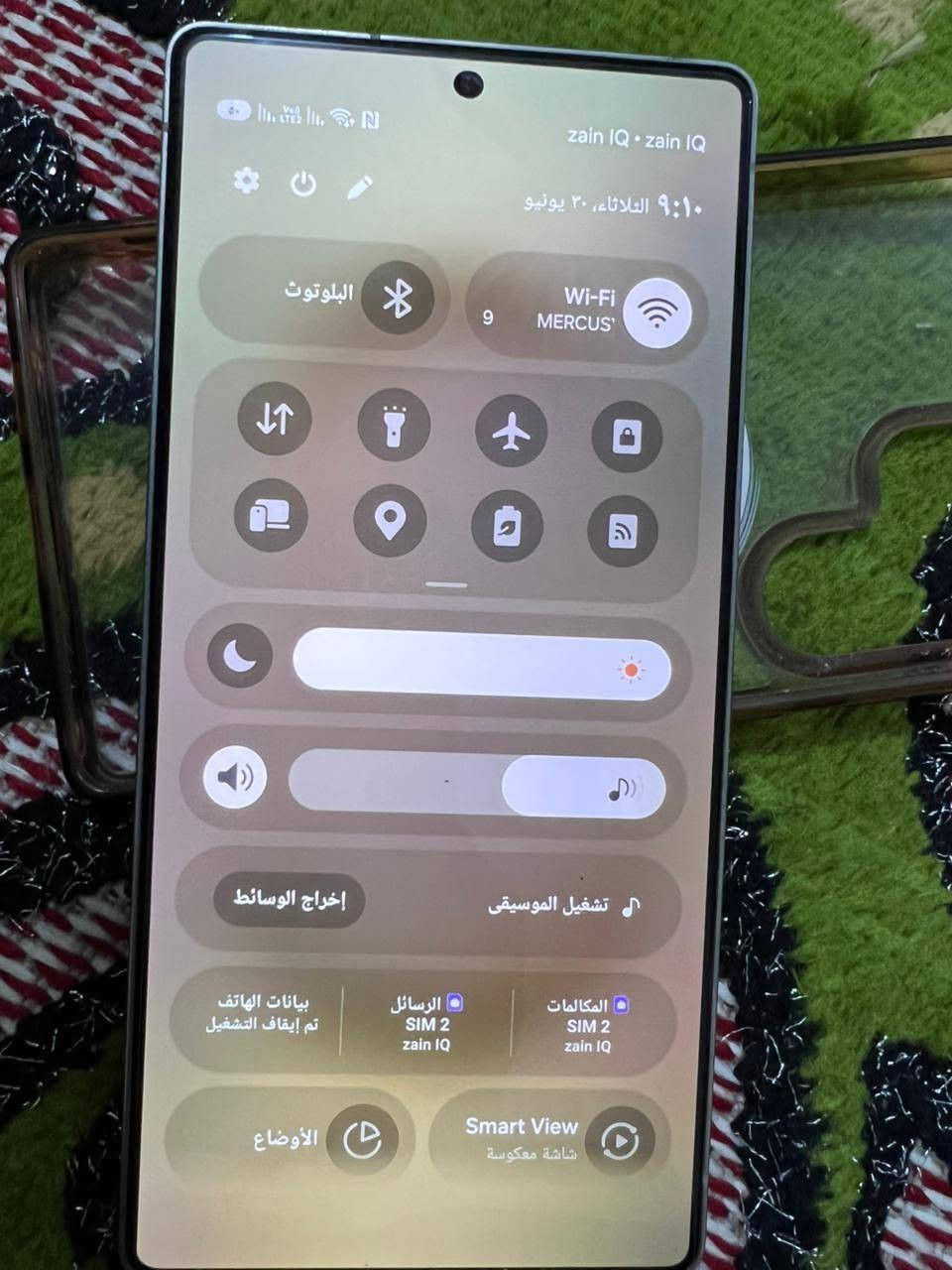 سلام عليكم  موجود s25 الترا للبيع ذاكره 512 الجهاز عربي شرق اوسط نضيف كلش كامل ملحقات السعر 1265 وبي مجال مكان ميسان ناحيه السلام الرقم ***********
