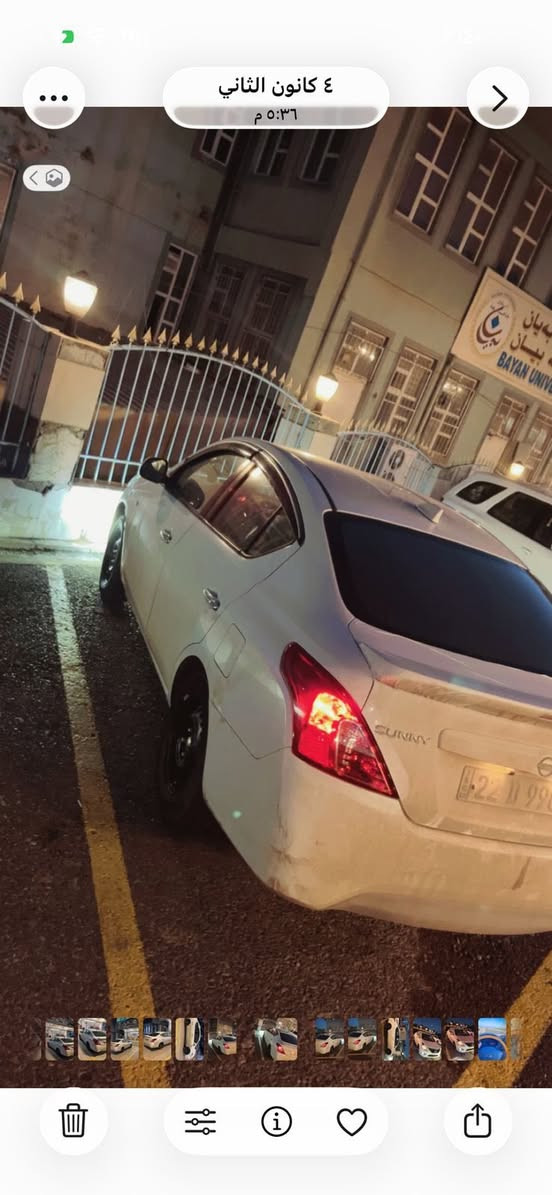 السلام عليكم عندي نيسان سني 2024 هندي بليتة زركة شركة السور ماشية 57 الف سيارة جديدة كلش ممتعوبة بيهة شوية طعجة بل باب مال سايق مو كلش قوية السعر 127 وبيهة مجال 
***********
