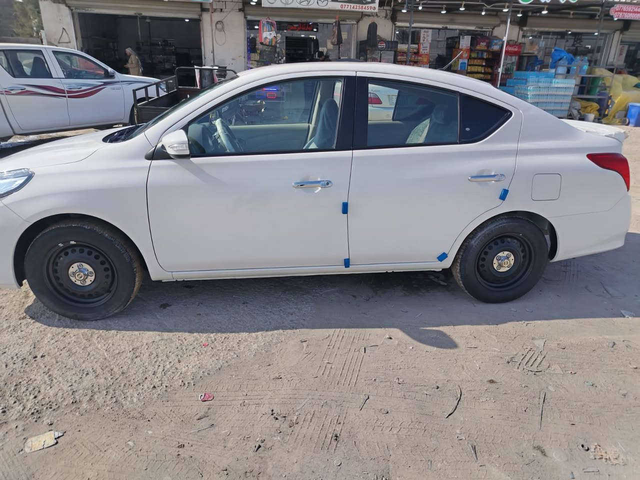 نيسان سني مديل2025سياره جدا جديده ماشيه30بعده ريحت الشركة بيها السبير مانازل سنويه 2029
تبريد امامي وخلفي اشاير بالمري
شاشه حساسات 
يدات نيكل  باسم شركة تريد تحويل تريد وكاله  سعر123)
***********
مكان سياره بصرة
