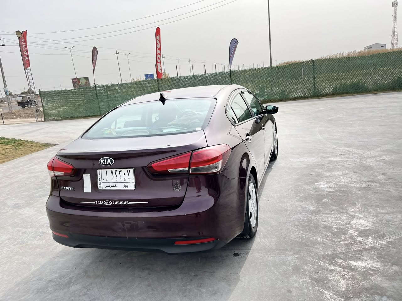 سلام عليكم كيا فورتي 2018 ماشيه 100 حادث جاملغ ايسر وبند رقم بابل السعر 120 وبيها مجال قليل للاتصال ***********
