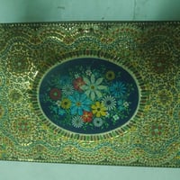 قوطية جكليت • علبة حلوى • مزخرفة • انتيك • تحفة عراقية • صنع في العراق...