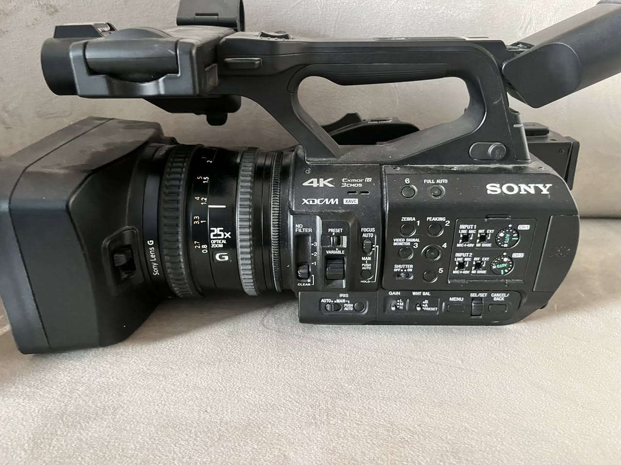 للبيع كامره سوني 4k الاسم واضح  مستخدمة نظيفه كلش  مع اغراضها كامله وكارتونه موقع بغداد زيونه  مكفوله من كلشي
والي يسئل يكول رام او كاسيت لا رام


**إذا كنت صاحب هذا الإعلان وتريد حذفه لأي سبب، رجاءا أرسل رسالة إلى الدعم الفني**