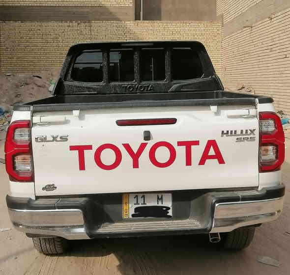 تيوتا هايلوكس كويتي
مكفوله كفاله عامه 
موديل 2025 فوريل 
ماشيه 12 الف
فول مواصفات شاشه بصمه
رقم بغداد دولي
العنوان الديوانيه
السعر 350 وبيه مجال
للاتصال ***********

