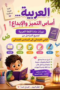 دورات لغة عربية • تدريس لغة عربية • تقوية لغة عربية • مادة اللغة العرب...
