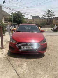 سيارة اكسنت للبيع  موديل ٢٠٢٢ سيارة وارد امريكي حادثها جاملغ امامي رقم...