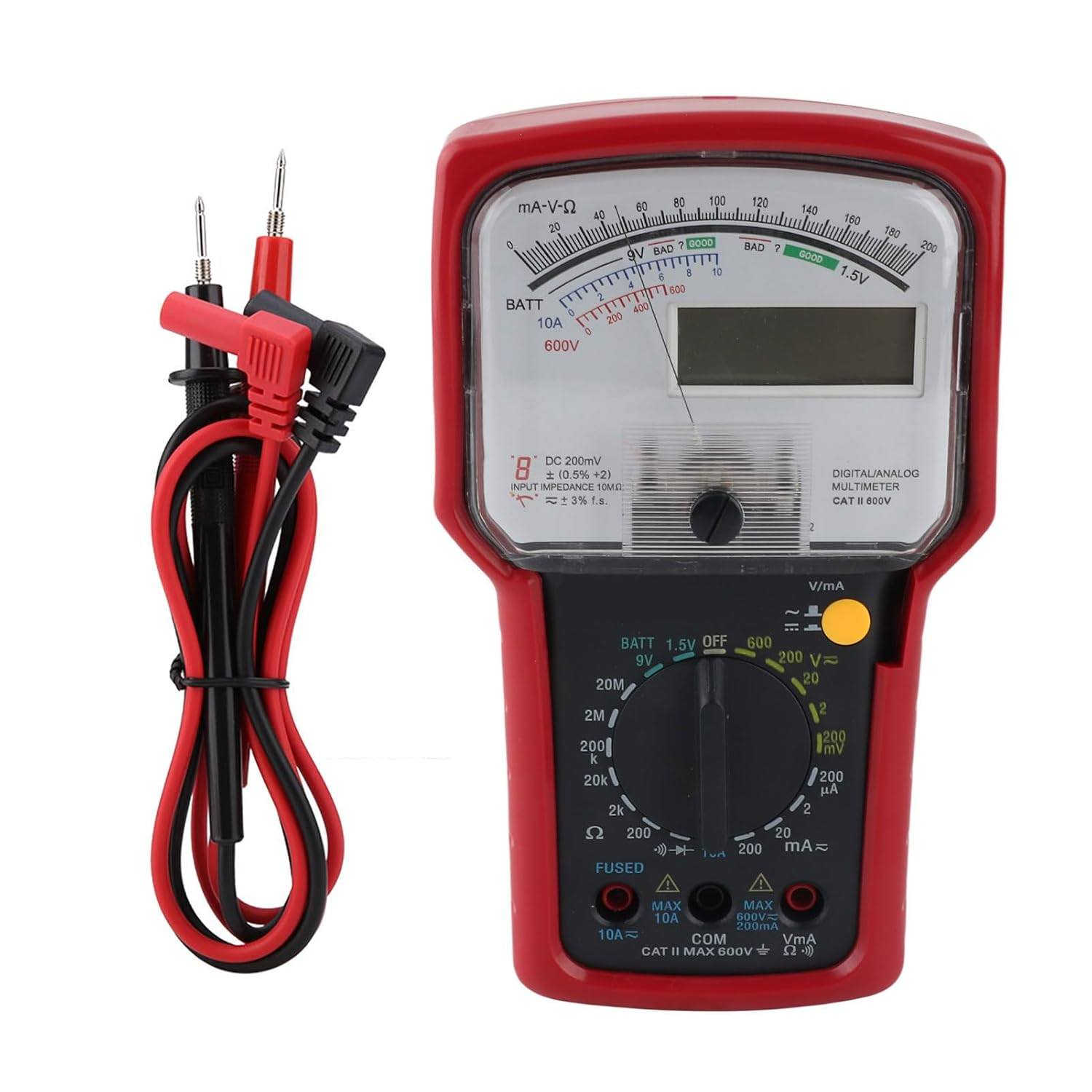 KT7030، جهاز قياس متعدد الوظائف عالي الحساسية، تناظري رقمي، شاشة عرض مزدوجة
حول هذا المنتج
مقياس متعدد تناظري: يحتوي هذا المقياس المتعدد على 8 مناطق وظيفية، و20 نطاقًا
جهاز قياس متعدد الوظائف قوي، يحتوي على 8 مناطق وظيفية و20 نطاقًا، ويمكن استخدامه في تطبيقات متنوعة، ويلبي احتياجاتك الأساسية. التحويل: يمكن التبديل بين أزرار الجهد المستمر والمتردد بسهولة لتلبية احتياجات الاختبار المختلفة.
بفضل شاشة العرض الرقمية الكبيرة، يمكنك رؤية البيانات بوضوح تام. خدمة ما بعد البيع: رضاكم غايتنا، وقد تحدث بعض الظروف غير المتوقعة. إذا كانت لديكم أي استفسارات، فلا تترددوا في التواصل معنا لحل أي مشكلة. سنقدم لكم إجابة مرضية بنسبة 100%.
جهاز قياس متعدد تناظري: خدمة ما بعد البيع 100% رضاكم غايتنا، وقد تحدث بعض الظروف غير المتوقعة. إذا كانت لديكم أي استفسارات، فلا تترددوا في التواصل معنا لحل أي مشكلة. سنقدم لكم إجابة مرضية بنسبة 100%
التحويل: يمكن تبديل أزرار الجهد المستمر والمتردد بحرية لتلبية احتياجات الاختبار المختلفة.

تفاصيل المنتج
أبعاد الطرد: 22 × 14 × 6 سم؛ 580 غرامًا
تاريخ التوفر الأول: 12 مايو 2023
الشركة المصنعة: يميكو
ASIN: B0C53PKYM4
رقم موديل المنتج: Ymiko9oy7hrmg8f
بلد المنشأ: الصين
تصنيف أفضل المبيعات: رقم 585,427 في الأدوات وتحسين المنزل ( انظر أفضل 100 منتج في الأدوات وتحسين المنزل )
معلومات المنتج
التفاصيل الفنية
الشركة المصنعة يميكو
رقم القطعة ‎Ymiko9oy7hrmg8f
وزن المنتج 580 غرام
أبعاد الطرد 22 × 14 × 6 سم؛ 580 غرام
رقم طراز المنتج ‎Ymiko9oy7hrmg8f
نوع مصدر الطاقة يعمل بالبطارية
هل يتطلب بطاريات؟ لا

وصف المنتج

بفضل شاشة العرض الرقمية الكبيرة، يمكنك رؤية البيانات بوضوح تام. رضاكم غايتنا، وقد تحدث بعض الظروف غير المتوقعة. إذا كانت لديكم أي استفسارات، فلا تترددوا في التواصل معنا لحل أي مشكلة. سنقدم لكم إجابة مرضية بنسبة ١٠٠٪.

جهاز قياس متعدد الوظائف قوي، يحتوي على 8 مناطق وظيفية و20 نطاقًا، ويمكن استخدامه في تطبيقات متنوعة، ويلبي احتياجاتك الأساسية. التحويل: يمكن التبديل بين أزرار الجهد المستمر والمتردد بسهولة لتلبية احتياجات الاختبار المختلفة.

رضاكم غايتنا، وقد تطرأ بعض الظروف غير المتوقعة. إذا كانت لديكم أي استفسارات، فلا تترددوا في التواصل معنا لحل أي مشكلة. سنقدم لكم إجابة مرضية بنسبة ١٠٠٪.

1. جهاز دقيق متعدد الوظائف بشاشة عرض مزدوجة متزامنة تناظرية ورقمية 2 في 1، يمكنك رؤية المؤشر عندما يكون متحركًا، ويمكنك رؤية الرقم عندما يكون ثابتًا

2. يمكن التبديل بين أزرار الجهد المستمر والمتردد بحرية

3. بفضل شاشة العرض الرقمية الكبيرة، يمكنك رؤية البيانات بوضوح

4. يحتوي هذا المقياس المتعدد على 8 مناطق وظيفية، و20 نطاقًا

٥. يمكنه قياس جهد التيار المتردد، وجهد التيار المستمر، وفولتية التيار المستمر، والمقاومة (Ω)، وبطارية السيارة، والتمييز بين حالتي التشغيل والإيقاف، وقياس أداء مصابيح LED. يتميز بسهولة الاستخدام وإمكانية القياس.

المواصفات:

سمات:

1. جهاز دقيق متعدد الوظائف بشاشة عرض مزدوجة متزامنة تناظرية ورقمية 2 في 1، يمكنك رؤية المؤشر عندما يكون متحركًا، ويمكنك رؤية الرقم عندما يكون ثابتًا

2. يمكن التبديل بين أزرار الجهد المستمر والمتردد بحرية

3. بفضل شاشة العرض الرقمية الكبيرة، يمكنك رؤية البيانات بوضوح

4. يحتوي هذا المقياس المتعدد على 8 مناطق وظيفية، و20 نطاقًا

٥. يمكنه قياس جهد التيار المتردد، وجهد التيار المستمر، وفولتية التيار المستمر، والمقاومة (Ω)، وبطارية السيارة، والتمييز بين حالتي التشغيل والإيقاف، وقياس أداء مصابيح LED. يتميز بسهولة الاستخدام وإمكانية القياس.

مواصفة:

الحالة: جديد تماماً

الموديل: KT7030

الفيوز: F0.5 أمبير/250 فولت، F10 أمبير/250 فولت، القطر 5 × 20 مم

بيئة العمل: 0-40 درجة مئوية، رطوبة نسبية

بيئة التخزين: من -10 إلى 50 درجة مئوية، رطوبة نسبية

حجم الشاشة: 3 × 1 سم

أقصى عرض: 9999

جهد التيار المستمر: 0-600 فولت (±3% من النطاق الكامل) ((±0.5%+ 2d)

جهد التيار المتردد: 0-600 فولت (±4% من النطاق الكامل) ((±0.8%+ 3d)

التيار المستمر: 0-10 أمبير (±3% من النطاق الكامل) ((±1%+ 3d)

التيار المتردد: 0-10 أمبير (±4% من النطاق الكامل) ((±1.5%+ 3d)

المقاومة: 0-20 ميجا أوم (±3% قوس كامل) ((±0.8%+ 3d)

اختبار الترانزستور: لا

اختبار درجة الحرارة: لا

اختبار التردد: لا

اختبار استهلاك الطاقة: لا

ماس كهربائي: نعم

ضجيج الدائرة القصيرة: لا

إيقاف التشغيل التلقائي: لا

مصدر الطاقة: بطارية 6F22 9 فولت

الدقة: ±3% للتيار المستمر، ±4% للتيار المتردد. مدة معايرة الجهاز سنة واحدة.

الظروف البيئية اللازمة لضمان الدقة: درجة حرارة تتراوح بين 18 و28 درجة مئوية، رطوبة نسبية أقل من 75%

الوزن: حوالي 580 غرام / 20.5 أونصة
 
وصف المنتج KT7030
جهاز قياس متعدد:
جهاز قياس متعدد رقمي وتناظري في هيكل عملي وصغير الحجم

28 نطاقًا في 7 وظائف

إصدار بشاشة مزدوجة (تناظرية + شاشة LCD)

تحديد النطاق يدويًا

قياس جهد التيار المتردد حتى 600 فولت (±4% من النطاق الكامل) ((±0.8%+3d)

قياس جهد التيار المستمر حتى 600 فولت (±3% من النطاق الكامل) ((±0.5%+2d)

قياس التيار المتردد حتى 10 أمبير (±4% من النطاق الكامل) ((±1.5%+3d)

قياس التيار المستمر حتى 10 أمبير (±3% من النطاق الكامل) ((±1%+3d)

قياس المقاومة حتى 20 ميجا أوم (±3% قوس كامل) ((±0.8%+3d) 

فحص استمرارية الصوت وفحص الثنائيات

شاشة عرض كبيرة مزودة بمقياس مرآة لقراءة دقيقة

اختبار البطارية 1.5 فولت و 9 فولت

مقاومة الإدخال لقياس الجهد 10 ميجا أوم

حماية من الحمل الزائد

مزود طاقة 1x9 فولت، IEC 6F22

فيوز 0.2 أمبير/ 250 فولت، 10 أمبير/250 فولت 

EN 61010، الفئة الثانية 600 فولت


**إذا كنت صاحب هذا الإعلان وتريد حذفه لأي سبب، رجاءا أرسل رسالة إلى الدعم الفني**