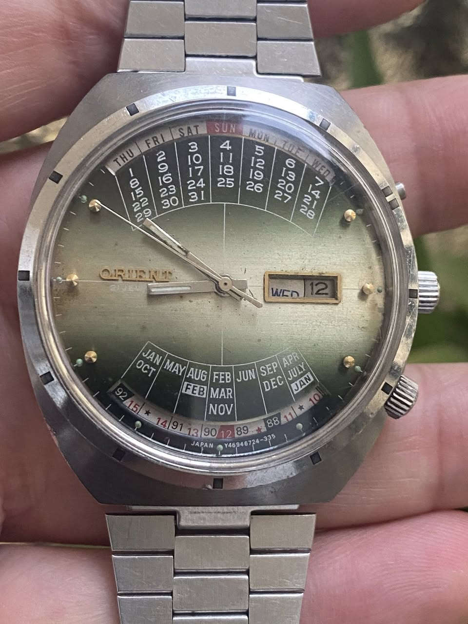 السلام عليكم
تشكيلة مميزة من اورينت 

دولي - بحري 

انتاج الثمانينات ياباني اصلي 

نظافة ممتازة

اتوماتيك 

تعمل بكفاءة عالية 

ستانلس ستيل بالكامل 

مقاومة للماء

القطر ٤٣

البيع جملة ومفرد 

الاسعار مناسبة عالخاص 

يوجد توصيل لجميع المحافظات 

***********
