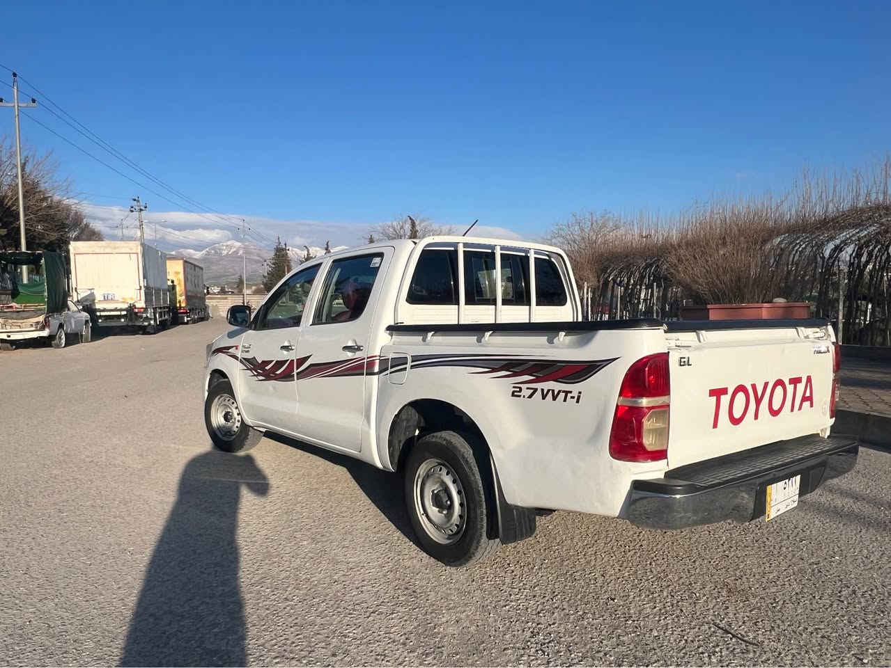 تۆیۆتا هایلۆكس 2015 سعودی ئەسڵ  بتڵ نمونە لە جوانی بێ لێدراو بێ ناوگرتن تەنها ١ پارچەی بۆیاخە تەنها بۆنیت  سەنەوی پلاستیك بەشەرتی ئەولیات گێرو مەكینە بەشەرت تندوتۆڵی بەشەرت ژم:***********          TB تكایە ئەگەر موشتەری نیت سەرمان مەهێشێنە السليمانية, العراق
