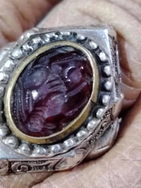 خاتم • ياقوت مرصود • مقاس ٢١