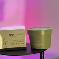 قناع طين • شاي أخضر • بشرة