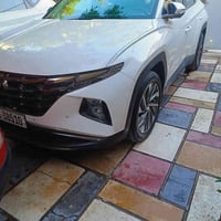 توسان خليجي ٢٠٢٣ بدون صبغ سياره فول عدا الفتحه قماره حديد بصمه كشن كهر...