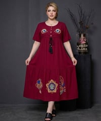 كشمير مطرز • موديل قصير • مقاسات 2XL-5XL