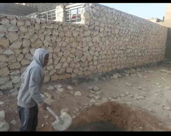 سلام عليكم خلفه بناء حجر العمل داخل الكوفه والنجف بناء بيوت سياجات رصف الاتصال الرقم ***********
