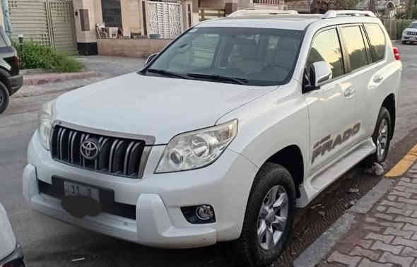 برادو ٢٠١٣V6 للبيع  
دبل تانكي هوك خلفي سبير تعليك فتحة بصمة مري شفط فور ويل ٧ راكب تبريد ثلاث قطع ثلاجة بالفرس بصمتين اصليات تخم تاير برجستون السيارة جديده لوك ماشيه ٢٢٣ الف حقيقي ع ايد وحده مابيه اي نقص ترايها مال ٢١ بيها صبغ جاملغ امامي ايمن اثر طخه بسيطه بدون داخل وبيه بارد بالجاملغ الخلفي وحافة الباب فقط
رقم بغداد  الجديد ب اسمي
 مكان السياره جميلة
السعر 280$
***********
