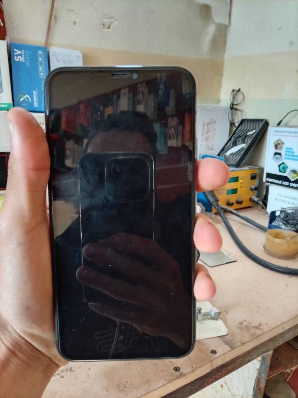 السلام عليكم ايفون 11 للبيع برو ماكس ايفون نظيف كله شغال شاشه بطاريه مستبدل وكاله  ذاكره 256 ملاحظه توصيل ما عندي ومراوس التره نزل لي ايش عندك بالتعاليق


**إذا كنت صاحب هذا الإعلان وتريد حذفه لأي سبب، رجاءا أرسل رسالة إلى الدعم الفني**