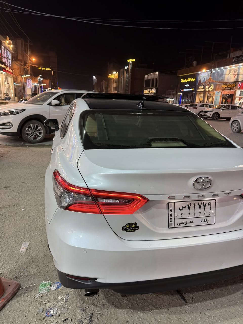 تيوتا كامري 2022 خليجي لمتدد فووول وكالة عبد الطيف 6 سلندر v6 🚀✈️
بنراما 
تحديد مسار 
قيادة ذاتية
رادار امامي تفاعلي 
برده خلفيه 
كشنات جلد 
داخل بيج 
كشنين كهرباء
هاندبريك بصمه 
اوتو هولد 
3 انظمه قيادة 
تبريد مناخين 
لدات امامي وخلفي 
حساس امامي وخلفي 
شاشه ابل كار بلي 
اعلى مواصفات بالكامري
السعر 225 
للاستفسار ***********
