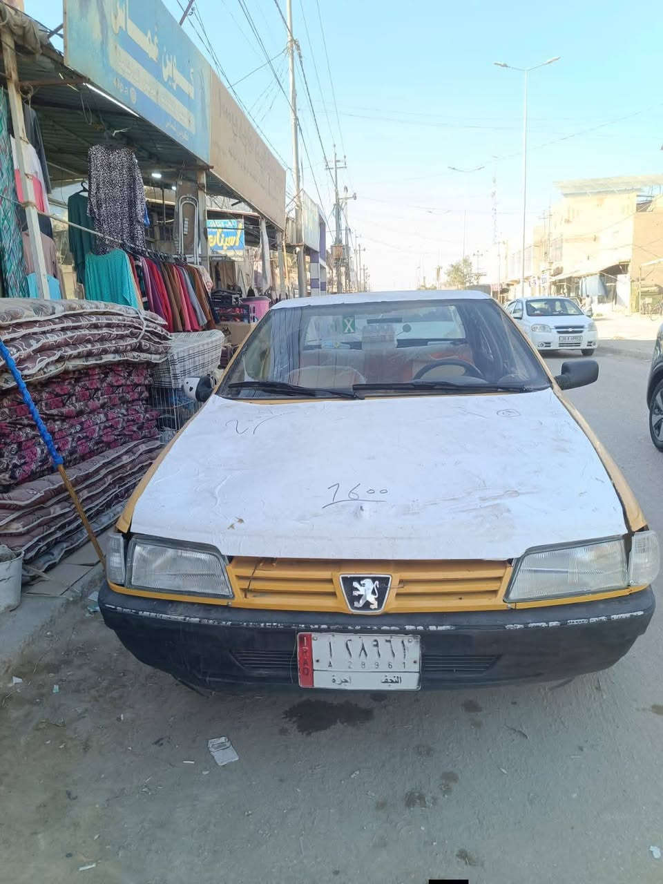 بيجو روى بدون راعي رقم نجف الماني مكينه ونجي اوتماتيك باتري جديد تايرات جدد 10 اورق وببه مجال مكاني الديوانية 
رقم هاتف ***********
