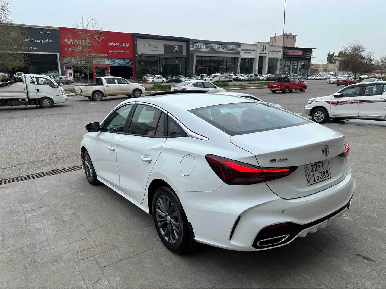 MG GT 2025
ئێمجی جیتی فول فول مواسەفات ناو سۆر کوشن کارەبا
ئاوێنە شەفت 
فول مواصفات بصمه+سلاید
گیر توماتیک شاشه ئایپاد 
تحديد سرعه كوشن جلد
تبريد مركزى بئ صبغ بێ تحديل صبغ ته نك 11 هه زار ڕۆشتووە 
*********** أربيل, العراق
