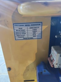 مولد كابوتا • 5.5kva • تشغيل ذاتي
