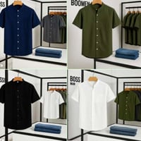 قميص رجالي • مبردة • مقاسات M-3XL