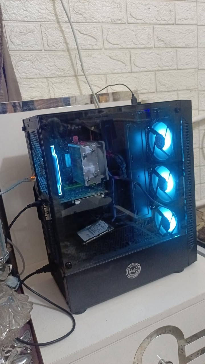 السلام عليكم
حاسبه للبيع نضيفه واستعمال قليل
مراوح rgb
Xeon e5 2650
Mb x99
Rx550
Ram 16g ddr4
Ssd 256g
Psu msi 650w bronze
ووياها ماوس وكيبورد
450 وبيها مجال
***********
