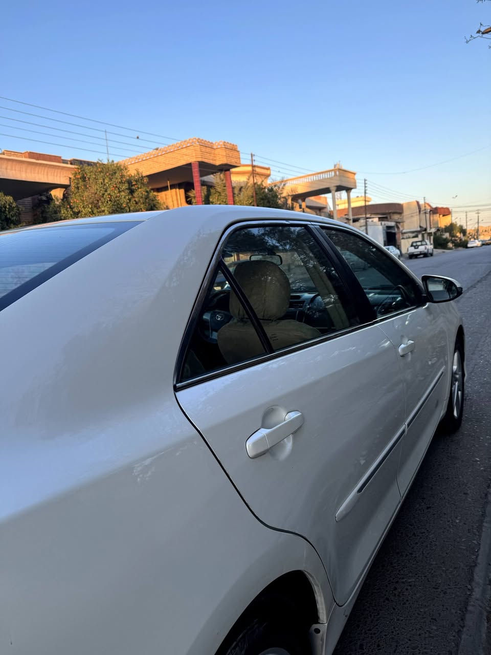 السلام عليكم 
كامري 2013خليجي للبيع او مراوس 
بيه قطعتين بخ بدون فتح
كير محرك شرط 
ماشيه 138كيلو متر
سنويه خلصان 
مكاني كركوك 
***********
