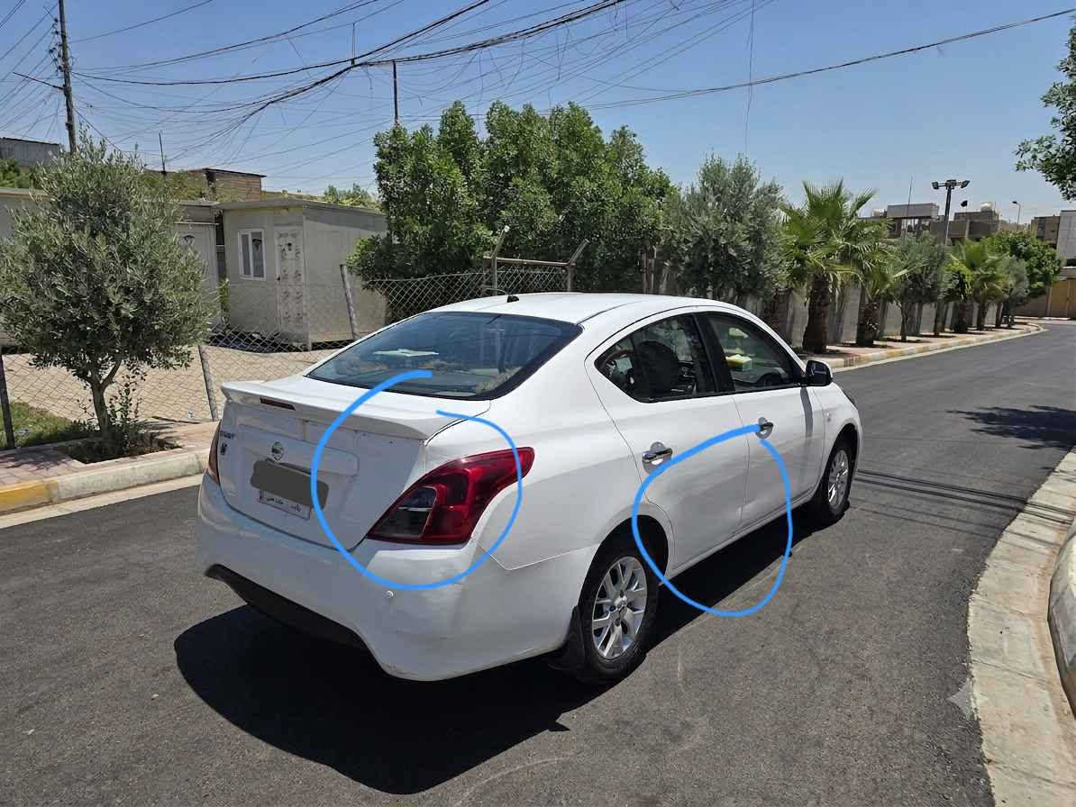 1. نيسان سني هندي موديل 2019 ماشية 74600 كيلومتر.
 2. حدادية جديد مع زوج تاير جديد.
٣. فيها ضربة بالجنطة مصلحة على البارد و اخرى بالباب الخلفي عكس السائق مصلح بارد.
 المكان بغداد الاتصال على الرقم 
*********** Colombo, Sri Lanka
