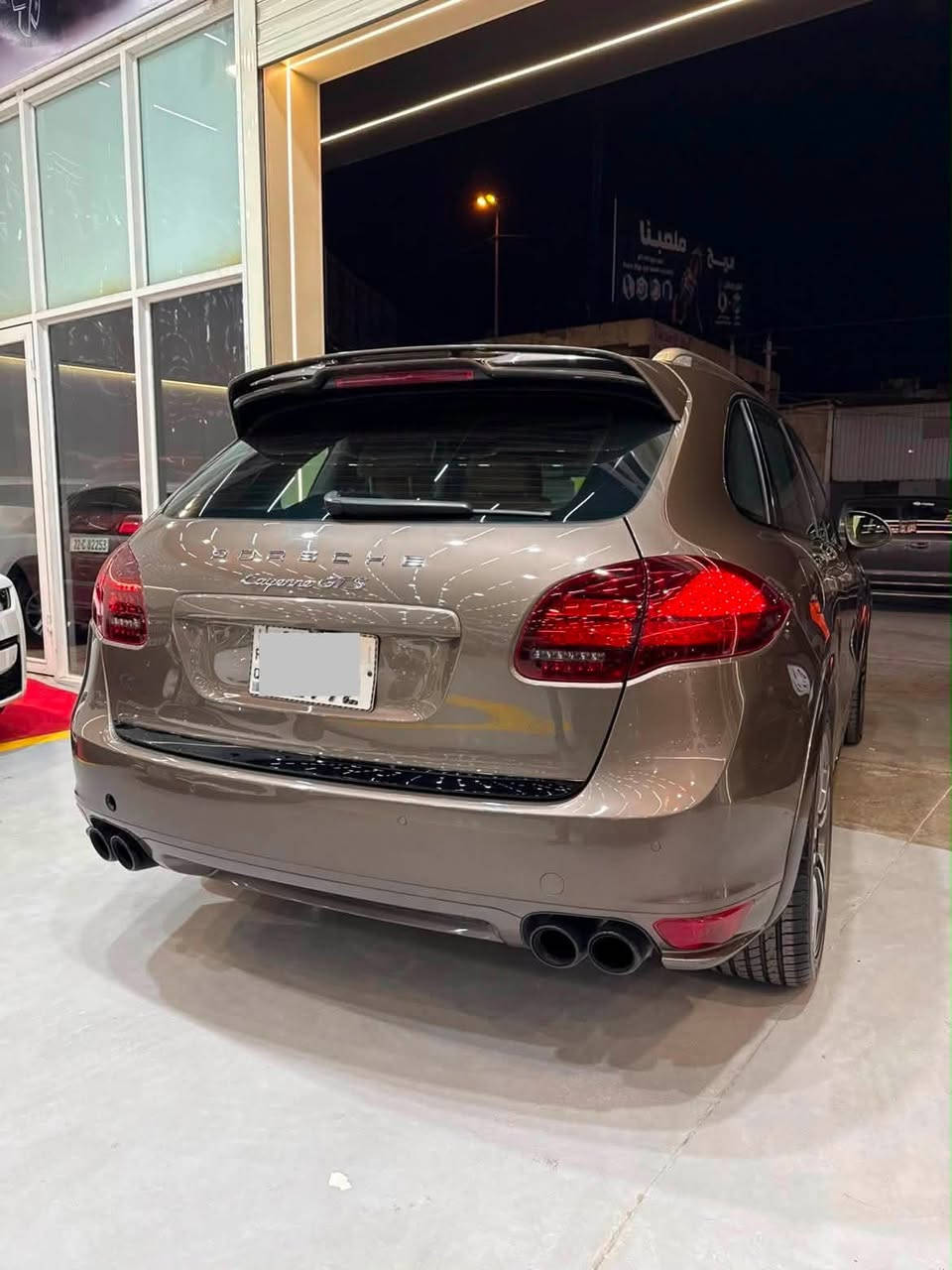 بورش كايين GTS2013 وكالة القلم
رقم بغداد

مكفولة كفاله عامه
ماشيه 110 كم

محرك 8 سلندر 4.8 تنفس طبيعي  بدون توربو  420 حصان 

كير 8 نمر

كزوز رياضي بلادي  تشغيل و اطفاء يدوي 

ويل 21 
فول مواصفات
جكات  
فتحه
بردات كهرباء 
  

حساسات أمامي خلفي

كامرة  داينمك

مصابيح أمامية داينمك

ستيرن تدفئة
 

قمارة جلد الكنتارا اسود
داخل مشمشي واسود
 

دشبول و أبواب جلد مع تخشيب  

ستائر خلفية كهربائية

نظام صوتي Burmester 

27 سماعة صوت 3d مع سبوفر بقدرة 1400 واط مع خاصية الغاء الضوضاء

رادار تحديد مسار 

زراكات 
 
السعر 255
العنوان الكراده 
***********
