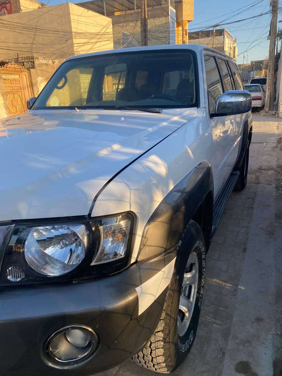 نيسان باترول موديل 2008مكفوله من ضربه صبغ حزام جماليه محرك بلادي كير اوتو مزاد النجف سعر 75$رقم ***********
