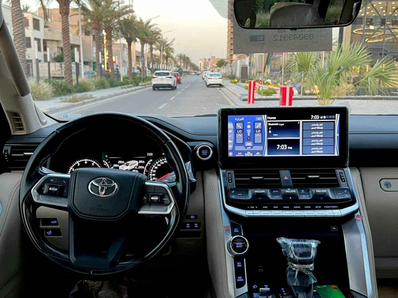 لاندكروز 2022 VX (تنفس طبيعي المرغوب )   
‏‎سنة الصنع: 2022
‏‎ضمان شركة SAS
كل غراض بلادي موجود

ماشييه  53  الف  كم حقيقي 
‏‎المواصفات :
-المصابيح:  LED
-رادا أمامي خلفي جانبي
-نظام الصوت JBL
- محرك 6 سلندر  
‏‎- فتحة سقف ( سلايد ) 
-٣ شاشات 
- شاشات ترفيه خلفية
‏‎- مقاعد جلد-تدفئة-تبريد
‏‎- مقاعد كهربائية 
- مقاعد امامية تبريد 
- ⁠تبريد وتدفئة امامي خلفي 
‏‎- بصمة الابواب 
‏‎- صندوق كهربائي
‏‎- مصابيح LED و زينون
-7 راكب 
-شحن واير ليس 
-حساس امامي خلفي 
‏‎- حجم العجلات 20 inch 

مكفول كفاله عام كلشي فقط  رصعة  في الجاملغ الأمامي.  جهة السائق  مسحوبة  PDR. السونار في المنشور 
مكفولة كفالة عامة من الدعامية إلى الدعامية
‏‎ بدون صبخ .
‏‎دعاميات هم بدون صبغ ،
محرك كير بشرط مامفتوح
‏‎سيارة حيل نظيفة كلشي عل بلاد لوك
‏‎سنوية جديدة   
‏‎باسمي السنوية بشرط تحويل  
‏‎سيارة مابيـها دينار مصرف كامل من كل نواحي
رقم بغداد 
نفسي يوم /تحويل 
مكانك /بغداد

رقم صاحب سيارة
***********
