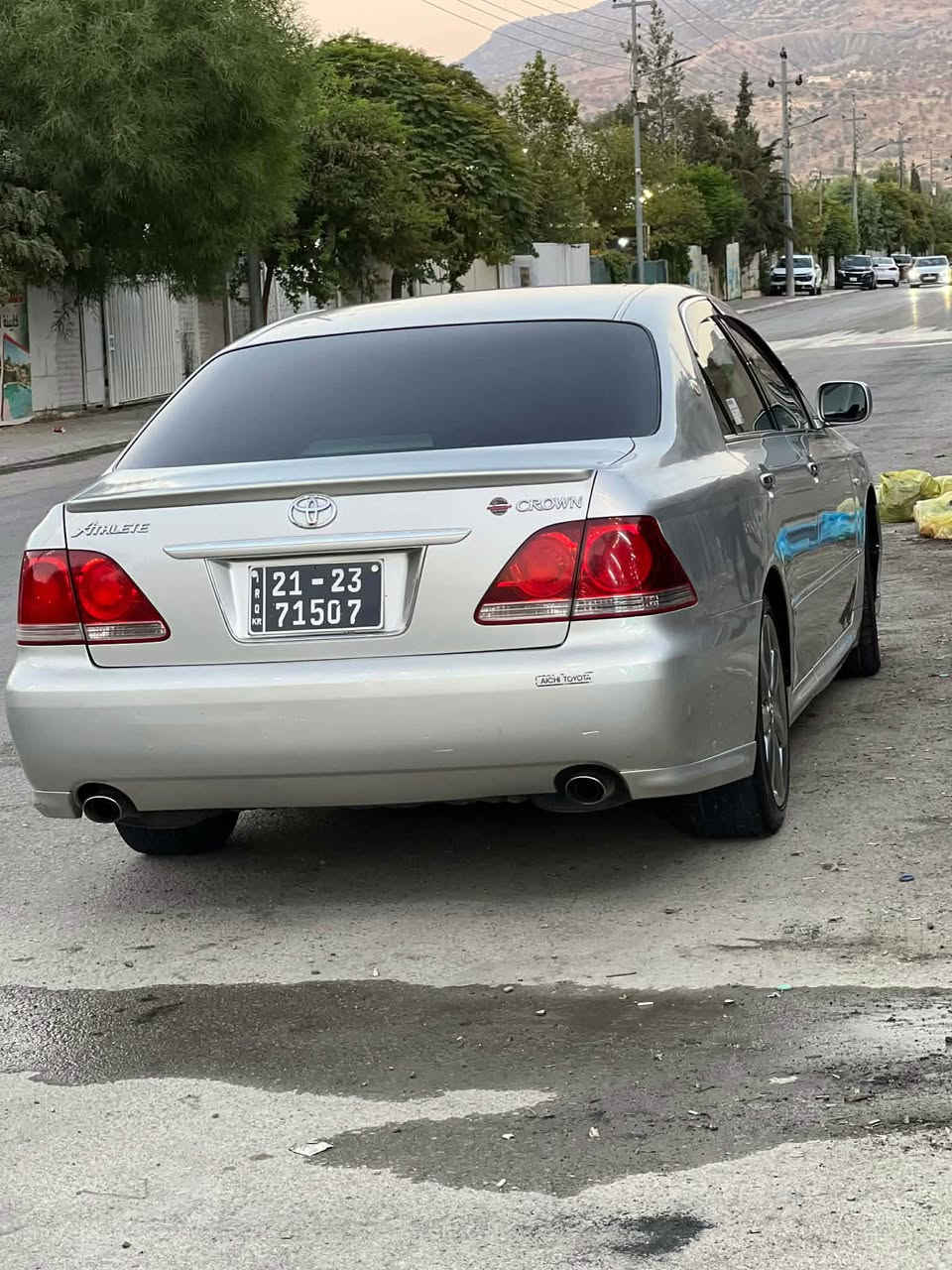 ‎ به ناوي خواي گه وره و ميهره بان تويتا کراون شاهینە موس  موس١٨٢مؤديل ٢٠٠٥
‎سەیارەکە کامل
‎کامل جایز کراوە
‎٣دوگمە مواسەفات شاشه 
‎٥بەسمە ویل دینگە
فؤرميگا سور 
‎کامل جایز کراوە سەیارەکە 
‎تەبرید ساردو گەرم بەسراوە
‎مەسررفی نیە هایدرۆلیکی گیڕی گۆڕاوە 
‎گیڕومەکینە و تەبرید بەشەرت
‎سعری  ٦١گەڵاو معاملە 
‎شوین قەزای دوکان
*********** Singapore
