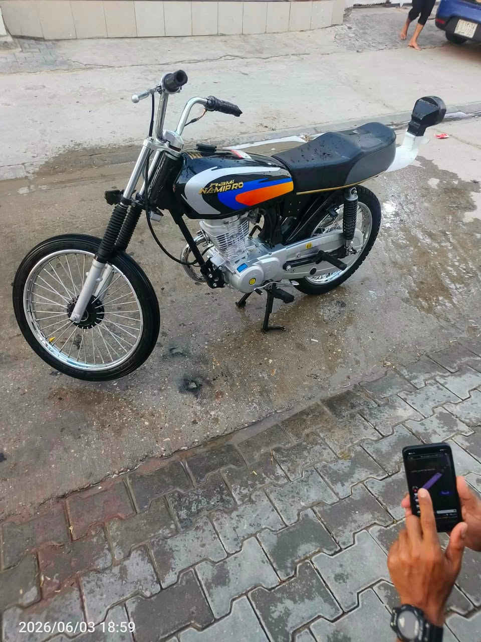 السلام عليكم دراجه البيع مكفوله كله تعميره جديد بعدهي سعر خاص ‭***********‬

