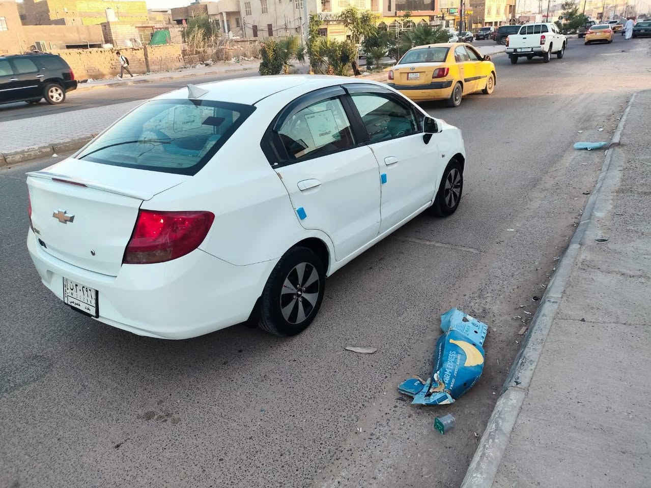 السلام عليكم ورحمه الله وبركاتة شوفر سايل رقمة بغداد مكينة وكير بيكاتشو كورلة توة شادهن بدي وتاير جديد شرط مكاني ناصرية سعر 52 رقم الهاتف ***********
