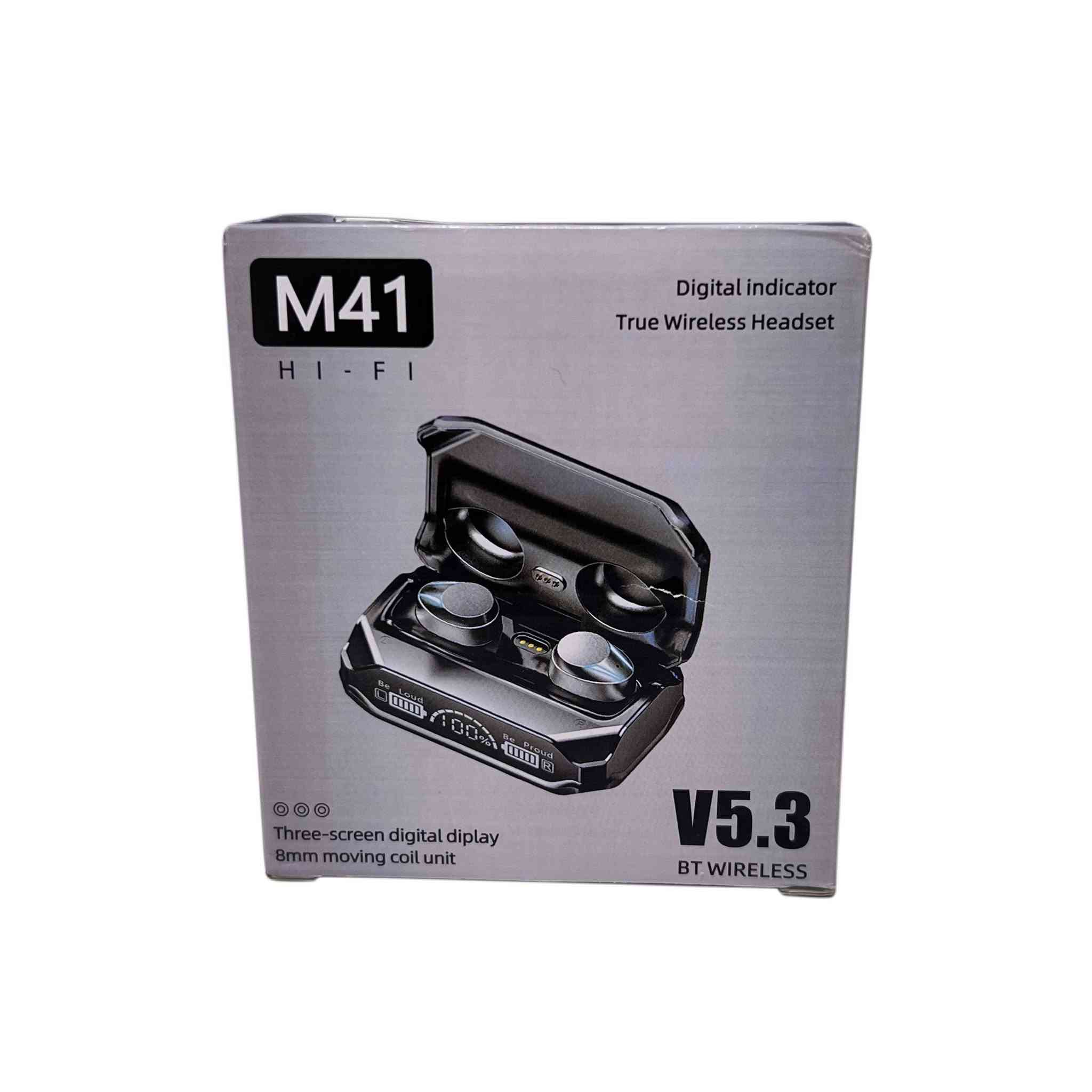 متوفر الأن التوصيل لجميع محافظات العراق 
سماعة أذن لاسلكية M41 Hi-Fi Bluetooth V5.3 مع شاشة عرض رقمية ثلاثية

• سماعة أذن لاسلكية True Wireless بتصميم مدمج مع علبة شحن مزودة بشاشة عرض رقمية ثلاثية لعرض حالة البطارية.

• تدعم اتصال Bluetooth V5.3 للاقتران مع الأجهزة المتوافقة.

• مزودة بوحدة صوت (Moving Coil) مقاس 8 مم.

• تدعم التحكم باللمس (Fingerprint Touch).

• تدعم المساعد الصوتي Siri Voice Call.

• الموديل: M41
• النوع: True Wireless Headset
• إصدار البلوتوث: V5.3
• شاشة العرض: Three-Screen Digital Display
• حجم وحدة الصوت: 8 مم (Moving Coil Unit)
• مدى الإرسال: 10 متر

محتويات العلبة:
• سماعتا أذن لاسلكيتان M41
• علبة شحن

السعر 20,000 مع التوصيل 

للحجز راسلنا الأن 📩


**إذا كنت صاحب هذا الإعلان وتريد حذفه لأي سبب، رجاءا أرسل رسالة إلى الدعم الفني**