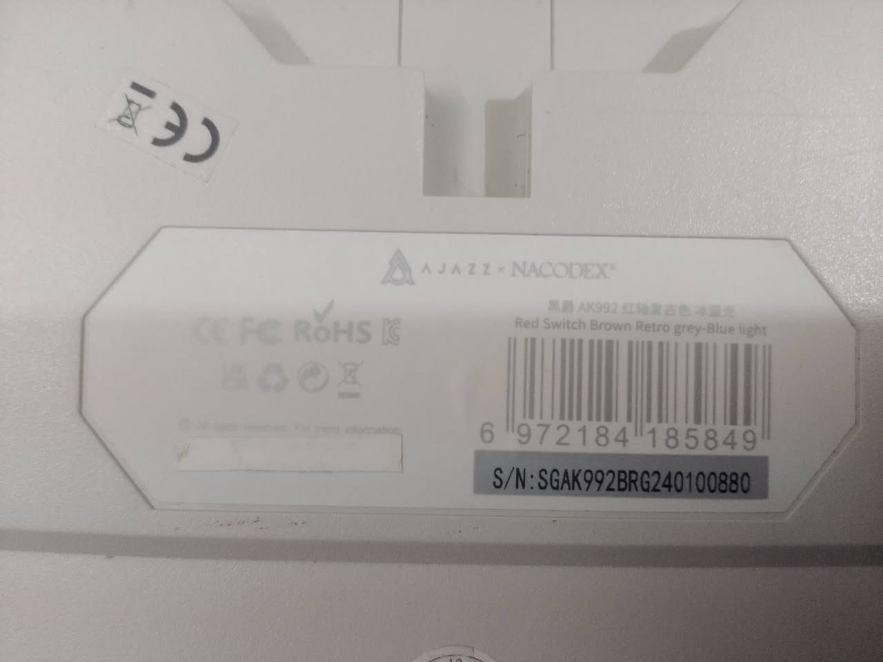 كيبورد ajazz AK992 لون سماءي فقط شكل ريترو أعلى سعر بدون ملحقات يشتغ واير تايبسي


**إذا كنت صاحب هذا الإعلان وتريد حذفه لأي سبب، رجاءا أرسل رسالة إلى الدعم الفني**