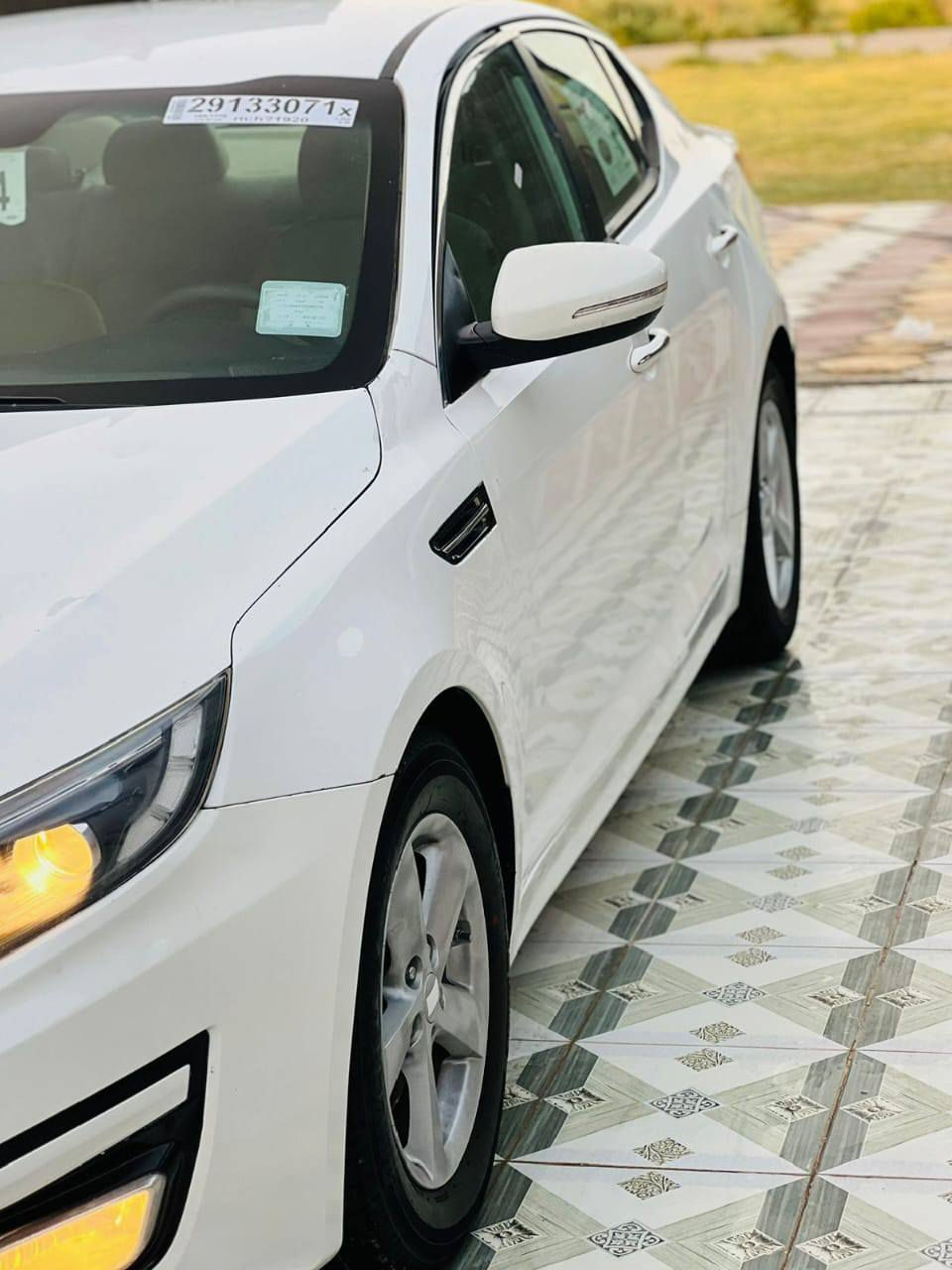 السلام عليكم
كيا اوبتيما موديل 2014 رقم ذي قار تحويل ثاني يوم وارد امريكي حادثها بسيط جاملغ وبنيد صبغ بدون تبديل والباقي كفاله عامه ضربه وتبديل وصبغ مكينه2400شرط لاتبخير ولاتنقيص  مكينه وكير وحداديه وتبريد كفاله مواصفات حساسات شاشه وكامره دواره تحكم استيرن دسك امامي وخلفي السياره جاهزه من كل النواحي مكان السياره ناصريه السعر 116 وبيها مجال بسيط للشراي للاستفسار ***********
