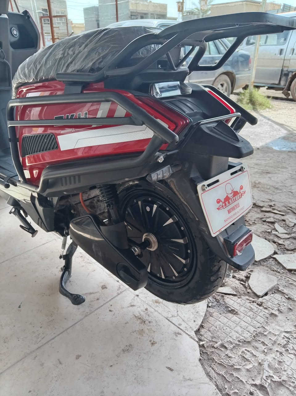 للبيع.. للبيع
للبيع
مدرع من كل الاتجاهات 
6 باتري 
ملف 2000
تمشيك 90 كيلو بالشحنه
سرعته 80 حقيقي
نطام شحن تلقائي
نظام p
نظام R
نظام abs
نطام حماية
نظام بصمه
قاطع دورة
تربط على موبايل
تحتوي على شاحنه موبايل
الدراجه كامله شخط مابيه
وصل الشراء موجودة 
العنوان ابو غريب
للاستفسار ***********
