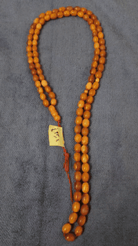 الى محبي سبح الصلاة
سبحة من الكهرب الألماني القديم والانتيك اصل عقود 
الوزن ٣٣ غرام 
١٠١ حبة
للإستفسار تفضل خاص
 ومتوفر واتساب ***********
متوفر توصيل في بغداد والمحافظات 
تحياتي للجميع
