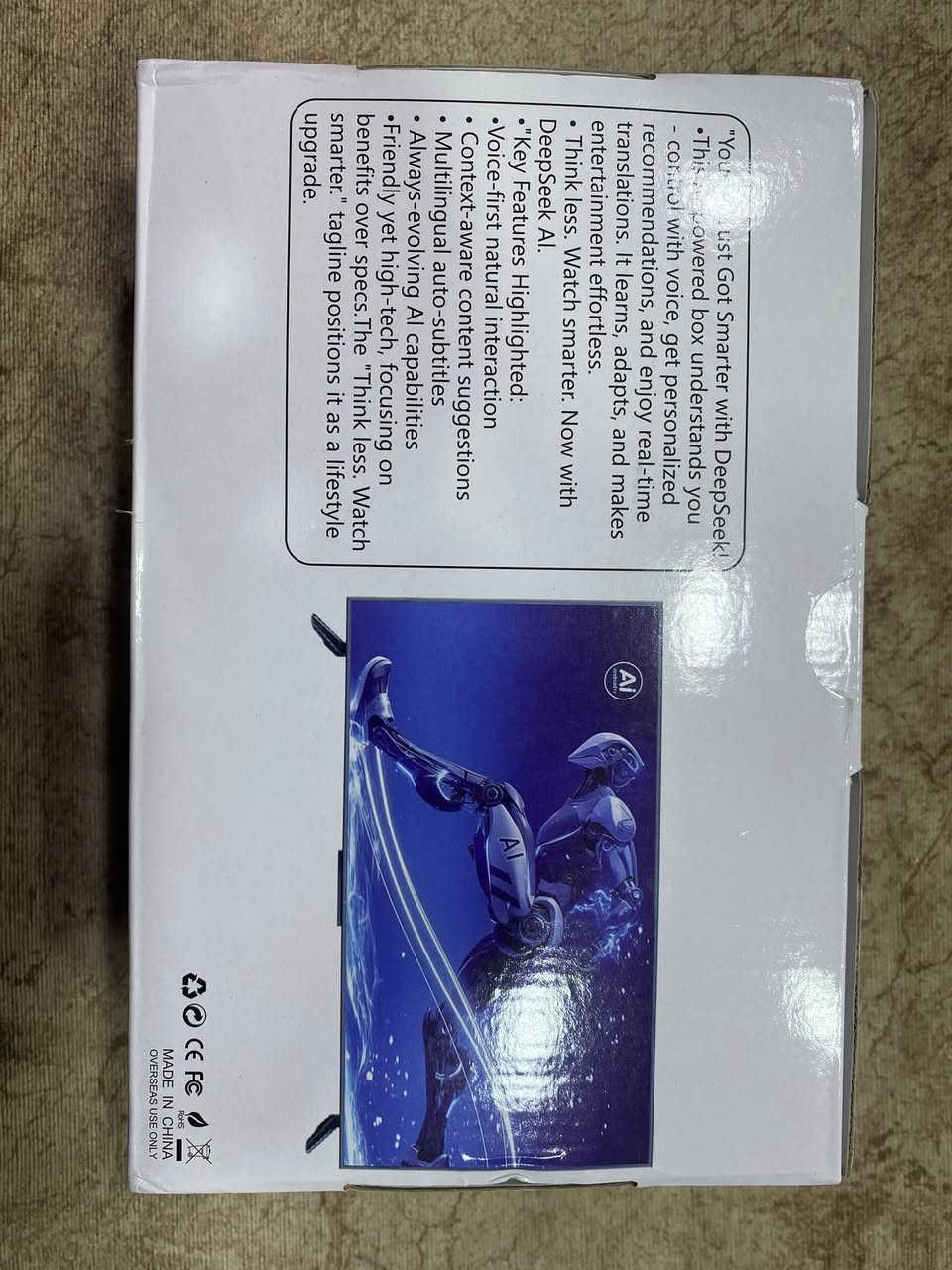 Ai box
٣٥ الف


**إذا كنت صاحب هذا الإعلان وتريد حذفه لأي سبب، رجاءا أرسل رسالة إلى الدعم الفني**