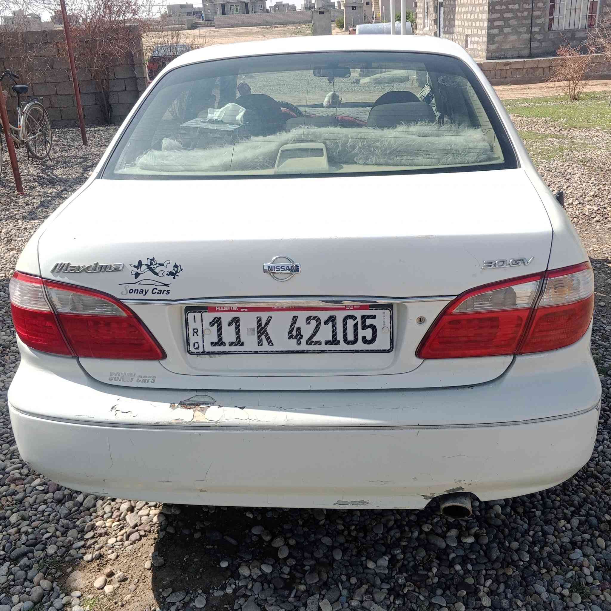 السلام عليكم 
مكسما موديل 2000 محرك ابو الچف شرط تواير جدد تدفأه شقال  التبريد بس يعوزو غاز $ الكهربائيات كلها شغاله الكشانه كهربائيات (رقم دولي.بغداد    شرط التحويل) السعر 55 وبيها مجال شي قليل ***********
