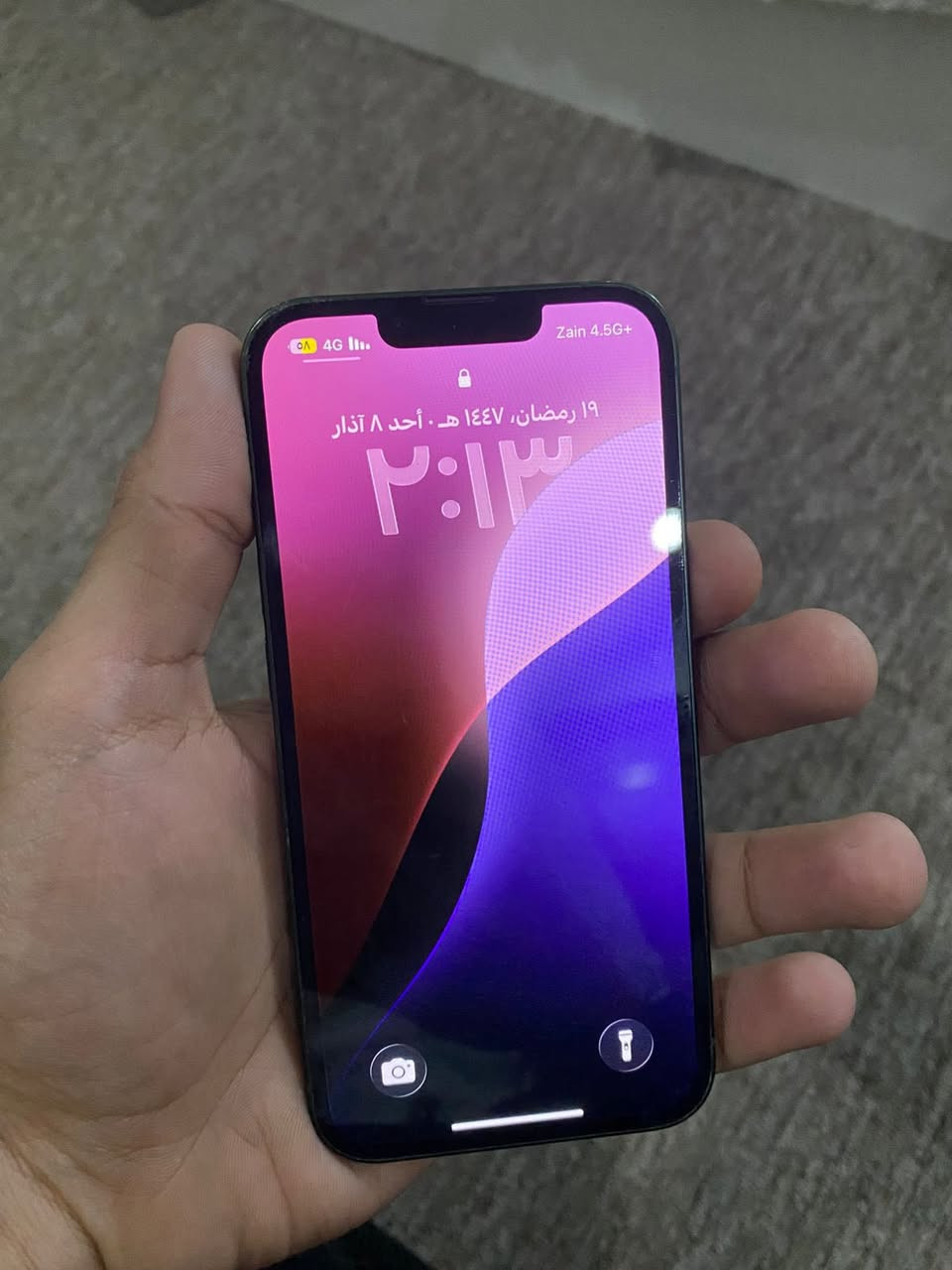 13عادي✅
ذاكرة 128 
نظيف كلش مبدل فقط بطارية 
شاشة بلادية مكفول من كلشي 
سعرة 350 وبي مجال بيع او مراوس 
كارتونة موجودة ووصل ضمان بالبطارية


**إذا كنت صاحب هذا الإعلان وتريد حذفه لأي سبب، رجاءا أرسل رسالة إلى الدعم الفني**
