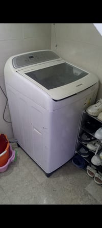 غسالة اوتوماتيك • حوض مكسور • ما بيها مشاكل