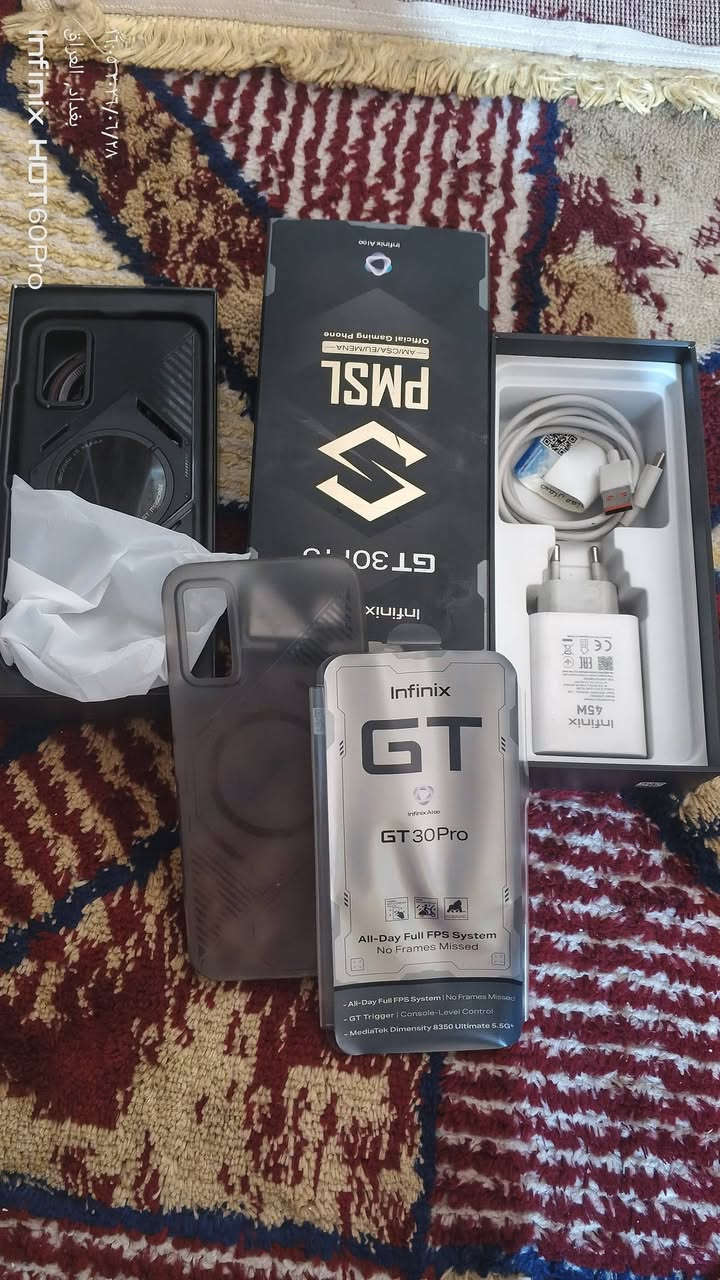 هاتف انفينكس جي تي ٣٠ برو نسخة ٢٥٦ ١٢+١٢ نضافة ٩٠ بل مية مع كل الملحقات + كارتونة الفريز ول كفر الخاص بي 
 لا يتوفر توصيل انت تجي وتفحصة بيدك ضمان يوم اي شي بي او ماعجبك ترجعة
سعرة ٣٧٠ وبي مجال بصيط للشراي
مكاني بغداد الحسينية المعامل


**إذا كنت صاحب هذا الإعلان وتريد حذفه لأي سبب، رجاءا أرسل رسالة إلى الدعم الفني**